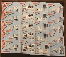 20 SCHEDE TELEFONICHE MOULINEX Usate