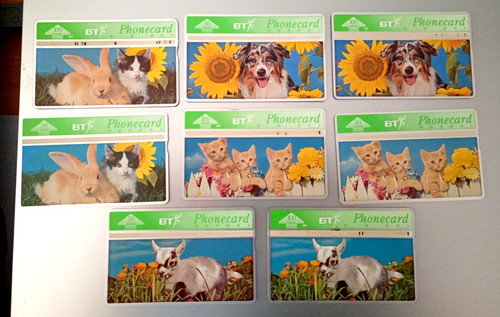 Telephone cards set - 8,