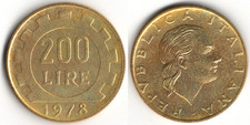 Moneta 200 Lire 1978 - ITALIA