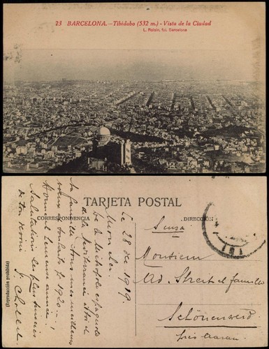 Postales barcellona tibidabo - postales,