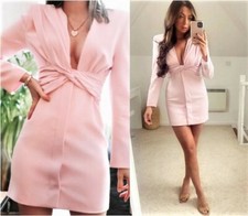 ZARA ABITO BLAZER DONNA ROSA