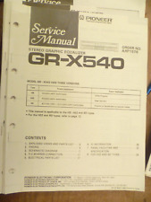Pioneer GR-X540 Equalizzatore