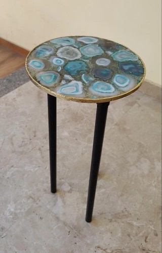 Tavolino fine agata blu - agata,