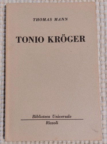 Tonio kroger thomas mann - di,