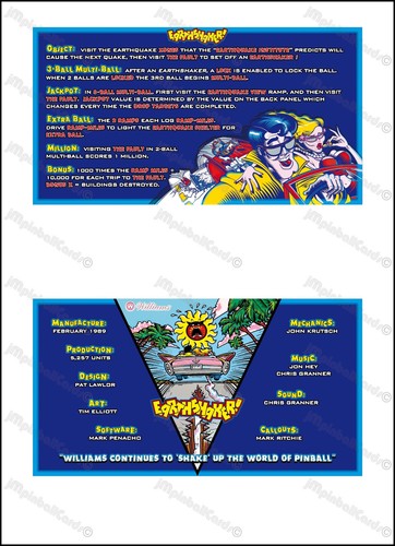 Williams earthshaker 1989 - williams,