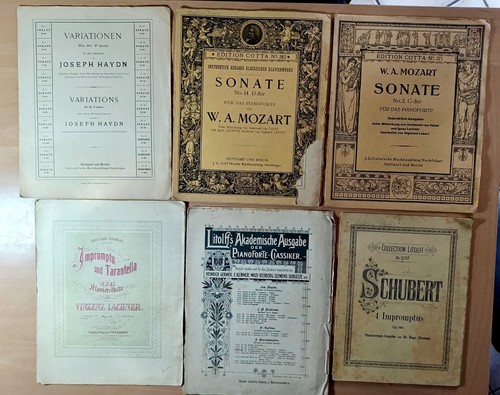 Lotto libri spartiti - lotto,