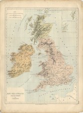 Carta geografica antica GRAN