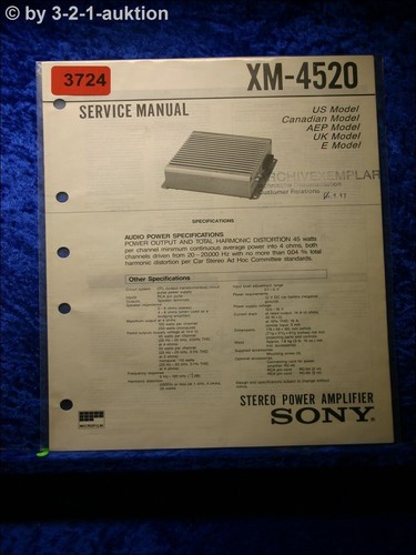 Sony service manual - sony,