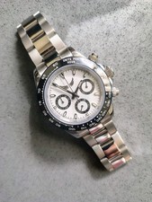 Orologio Mod Personalizzato Cronografo Corsa. Vetro zaffiro. Lunetta ceramica Seiko v63 