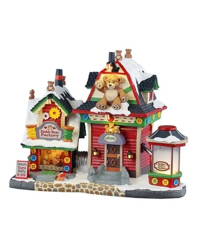 Lemax teddy bear factory - lemax,