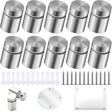 10 Set Distanziali in Acciaio Inox, Distanziatori Plexiglass Con Viti, Distanzia