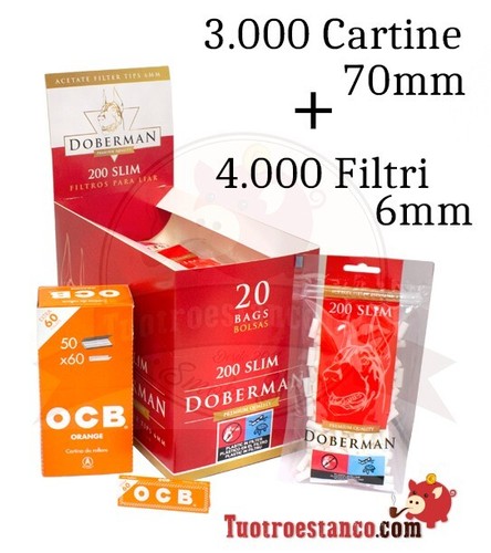 000 cartine ocb arancione - 3.000,