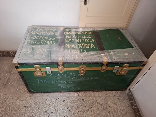 Baule antico viaggio in - baule,