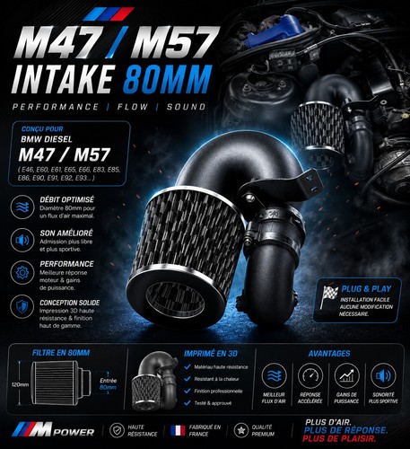 Admission bmw m57 m47 tuning - admission,