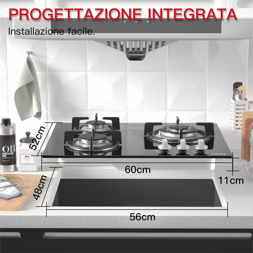 Iseasy piano cottura gas - cottura,