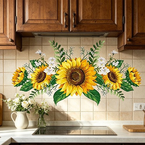 Adesivi murali girasole per - murali,