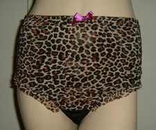 CULOTTE SLIP PERIZOMA NERO MACULATO TAGLIA XXL SEXY LINGERIE INTIMO