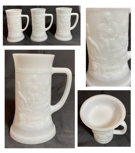 Vintage federal milk glass - federal,