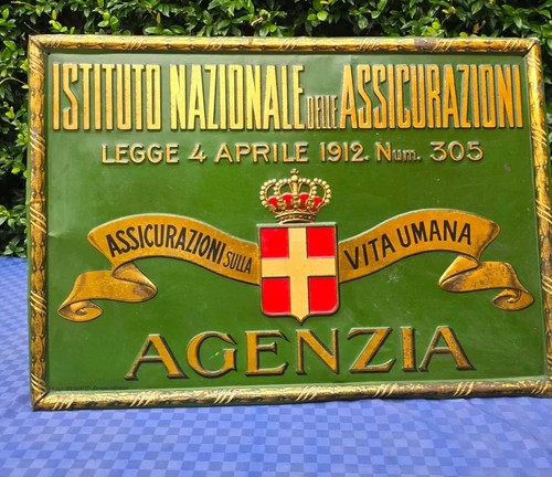 Insegna tabella litografata - insegna,