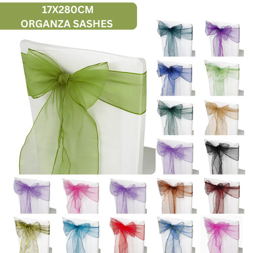Organza sedia fascia cover - organza, –