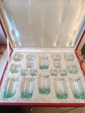 Servizio Bicchieri Cristallo MOSER CECOSLOVACCHIA VINTAGE DESIGN