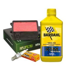 KYMCO MOVIE 150 2006 2007 KIT TAGLIANDO BARDAHL XTM 10W40 FILTRO ARIA CANDELA