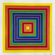 Frank Stella Litografia COA