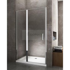 PORTA DOCCIA BATTENTE + FISSO