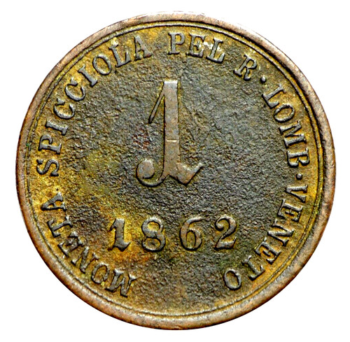 Italia soldo 1862 - italia, 1