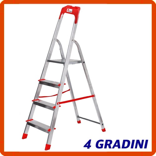 Scala alluminio gradini - in, 4
