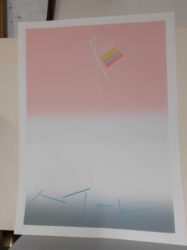 Valentino vago litografia cm - vago-, litografia-