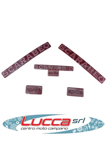 8237352 kit targhette - kit, rosso