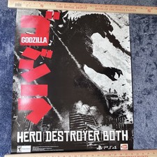 RARO Poster Promo Godzilla PS4