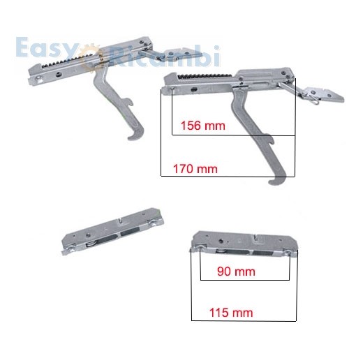 Kit cerniere forno piu - 2,
