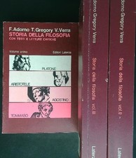 STORIA DELLA FILOSOFIA 3 VV ADORNO F. - GREOGORY T. - VERRA V. LATERZA 1987 