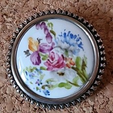 Antica Spilla Porcellana