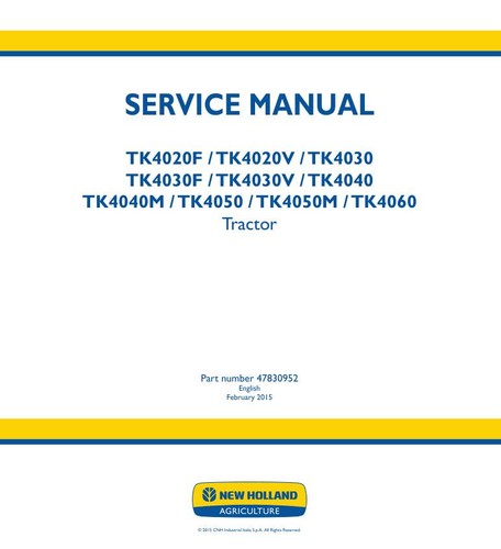 Manuale servizio trattore - di,