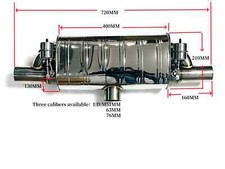 Tubo di scarico universale per