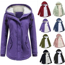 Parka donna pile giacche con cappuccio donna spesso caldo cappotti outwear impermeabile