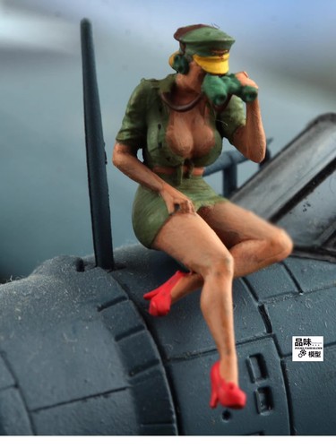 Pilota bombardiere donna - 1/72,