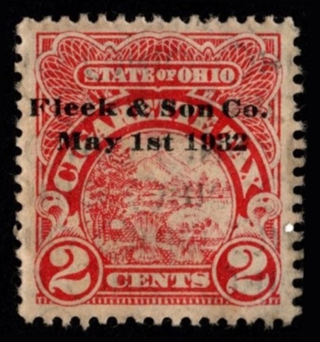 1932 revenue stamp state - revenue,