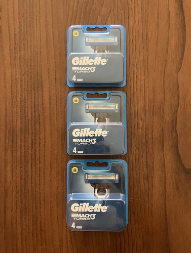 Gillette mach3 turbo - 12, (3x4)
