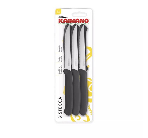 Coltelli bistecca pz6 neri - coltelli,