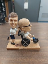 Raro Team Hoyt RICK & DICK HOYT BOSTON MARATHON 5,5" Bobble Head senza scatola 