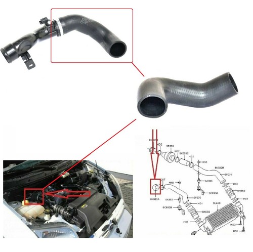Tubo intercooler egr turbo - egr,