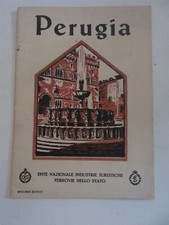 Vintage booklet Perugia Italy