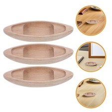 3 modelli di canoa in legno