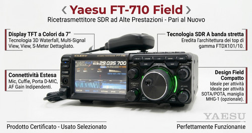 Yaesu 710 field usato - field,
