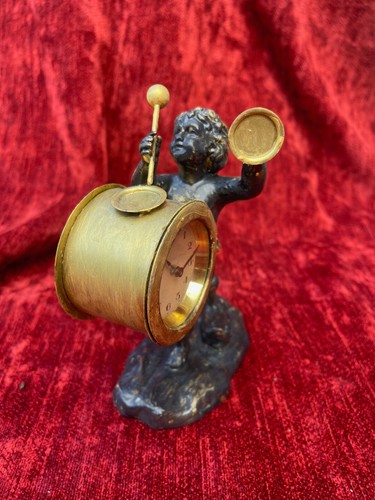 Orologio bronzo putto - orologio,