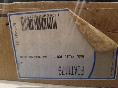 Radiatore fiat palio 100 6 - fiat, 1.6